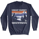 NATIONAL PARKS NPCA GSM BEAR AND MTNS DARK L/S S T-Shirt in NAVY
