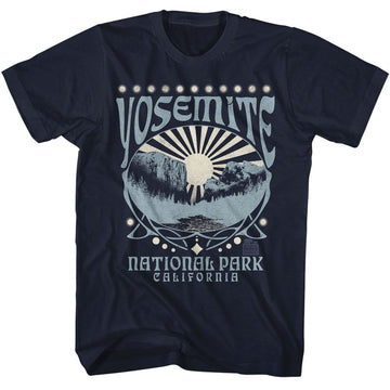 NATIONAL PARKS NPCA YOSEMITE DECORATIVE OVAL DUO COLOR S T-Shirt in NAVY