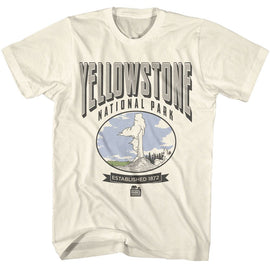 NATIONAL PARKS NPCA EST 1872 S T-Shirt in Natural