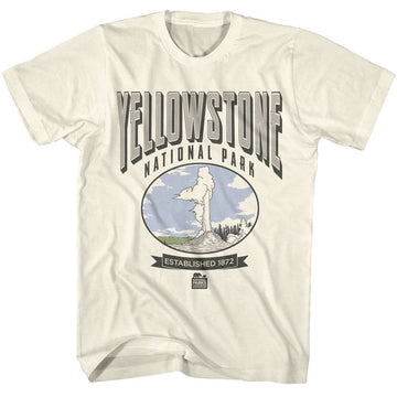 NATIONAL PARKS NPCA EST 1872 S T-Shirt in Natural
