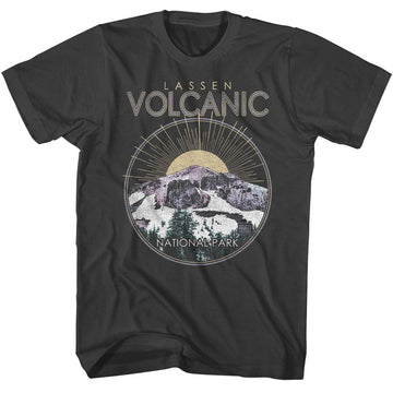 NATIONAL PARKS NPCA LASSEN VOLCANIC CIRCLE S T-Shirt in Smoke
