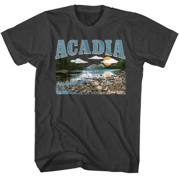 NATIONAL PARKS NPCA ACADIA S T-Shirt in Smoke