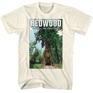 NATIONAL PARKS NPCA REDWOOD NAT AND STATE PARK S T-Shirt in Natural