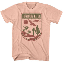NATIONAL PARKS NPCA JOSHUA TREE BADGE S T-Shirt in Peach