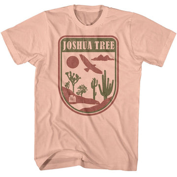 NATIONAL PARKS NPCA JOSHUA TREE BADGE S T-Shirt in Peach