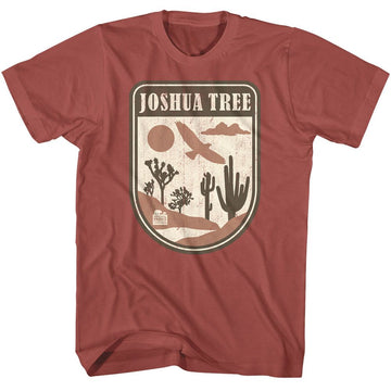 NATIONAL PARKS NPCA JOSHUA TREE BADGE 2 S T-Shirt in Terracotta