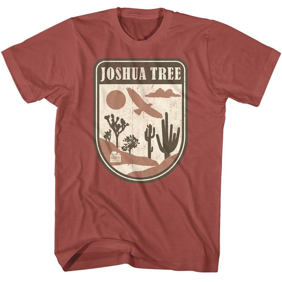 NATIONAL PARKS NPCA JOSHUA TREE BADGE 2 S T-Shirt in Terracotta