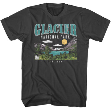 NATIONAL PARKS NPCA GLACIER NATIONAL PARK S T-Shirt in Smoke