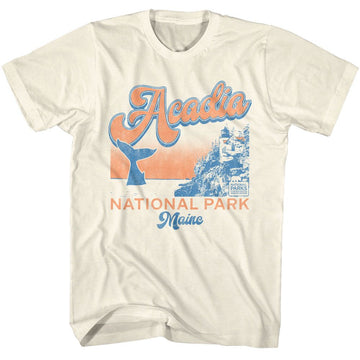 NATIONAL PARKS NPCA ACADIA WHALE S T-Shirt in Natural