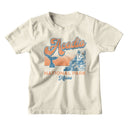 NATIONAL PARKS NPCA ACADIA WHALE YOUTH XS 5 6 T-Shirt in Natural