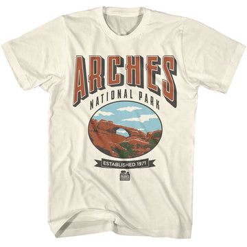NATIONAL PARKS NPCA ARCHES S T-Shirt in Natural