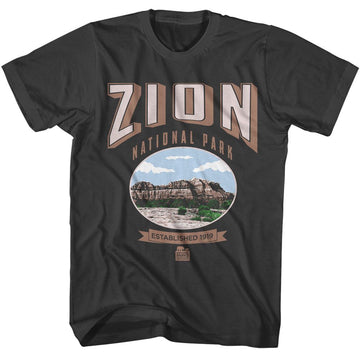 NATIONAL PARKS NPCA ZION S T-Shirt in Smoke