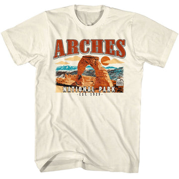 NATIONAL PARKS NPCA ARCHES S T-Shirt in Natural