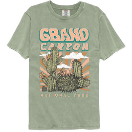 NATIONAL PARKS NPCA GRAND CANYON CACTUS COMFORT COLOR S T-Shirt in Sandstone