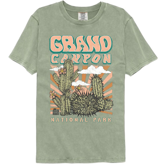 NATIONAL PARKS NPCA GRAND CANYON CACTUS COMFORT COLOR S T-Shirt in Sandstone