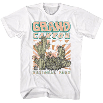 NATIONAL PARKS NPCA GRAND CANYON CACTUS S T-Shirt in White