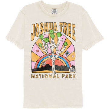 NATIONAL PARKS NPCA JOSHUA TREE DOODLE COMFORT COLOR S T-Shirt in Ivory