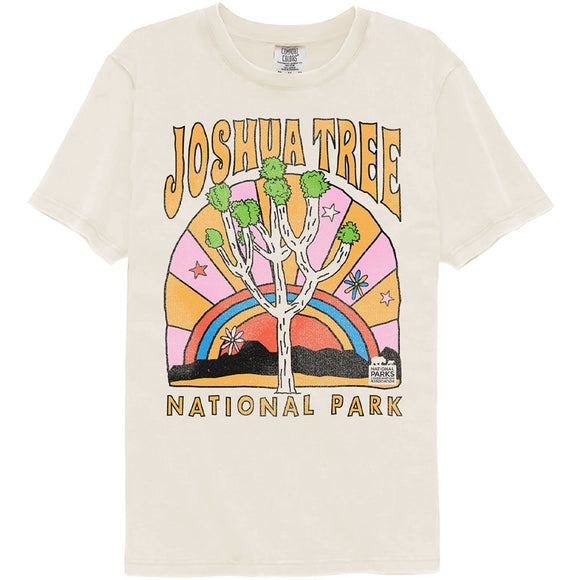 NATIONAL PARKS NPCA JOSHUA TREE DOODLE COMFORT COLOR S T-Shirt in Ivory