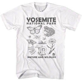 NATIONAL PARKS NPCA YOSEMITE NATURE AND WILDLIFE S T-Shirt in White