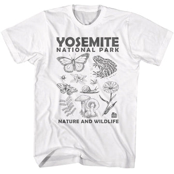 NATIONAL PARKS NPCA YOSEMITE NATURE AND WILDLIFE S T-Shirt in White