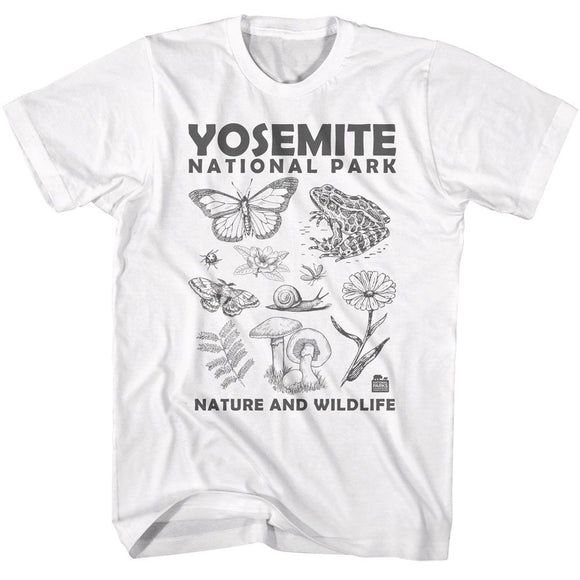 NATIONAL PARKS NPCA YOSEMITE NATURE AND WILDLIFE S T-Shirt in White