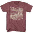 NATIONAL PARKS NPCA MESA VERDE S T-Shirt in Vintage Maroon Heather