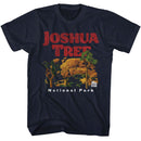 NATIONAL PARKS JOSHUA TREES AND ROCKS S T-Shirt in NAVY