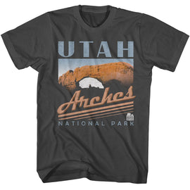 NATIONAL PARKS NPCA UTAH ARCHES S T-Shirt in Smoke
