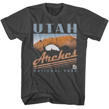 NATIONAL PARKS NPCA UTAH ARCHES S T-Shirt in Smoke