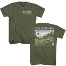 NATIONAL PARKS NPCA CALIFORNIA YOSEMITE S ***F&B*** T-Shirt in Military Green