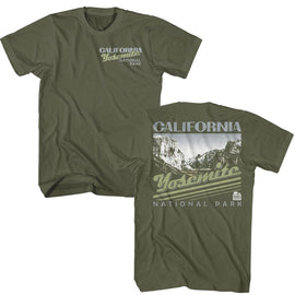 NATIONAL PARKS NPCA CALIFORNIA YOSEMITE S ***F&B*** T-Shirt in Military Green