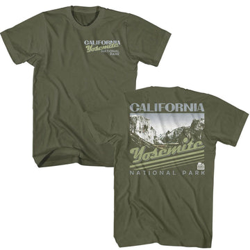 NATIONAL PARKS NPCA CALIFORNIA YOSEMITE S ***F&B*** T-Shirt in Military Green