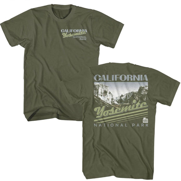 NATIONAL PARKS NPCA CALIFORNIA YOSEMITE S ***F&B*** T-Shirt in Military Green