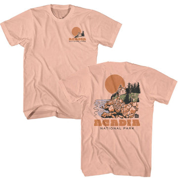 NATIONAL PARKS NPCA ACADIA F B ***F&B*** S T-Shirt in Peach