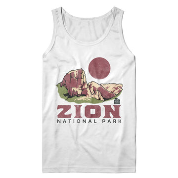 NATIONAL PARKS NPCA ZION DRAWN TANK S T-Shirt in White