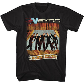 NSYNC NO STRINGS NO WORDS S T-Shirt in Black