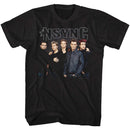 NSYNC STARK GROUP SHOT S T-Shirt in Black