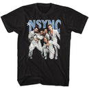 NSYNC STRIKE A POSE S T-Shirt in Black