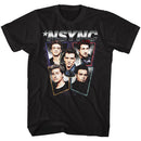 NSYNC HEADS S T-Shirt in Black