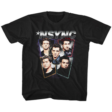 NSYNC HEADS TODDLER 2T T-Shirt in Black