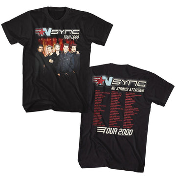 NSYNC TOUR2000 S ***F&B*** T-Shirt in Black