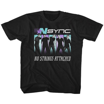 NSYNC BLUE PURPLE TODDLER 2T T-Shirt in Black
