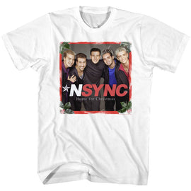 NSYNC HOME FOR CHRISTMAS S T-Shirt in White