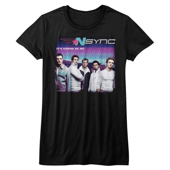 NSYNC GONNA B ME LADIES S T-Shirt in Black