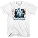 NSYNC FLAMES S T-Shirt in White