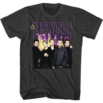 NSYNC THIS CONCERT IS FIRE S T-Shirt in Smoke