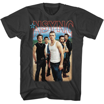 NSYNC BLU SKIES REDUX S T-Shirt in Smoke