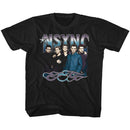 NSYNC COOL TONES AND FLAMES TODDLER 2T T-Shirt in Black