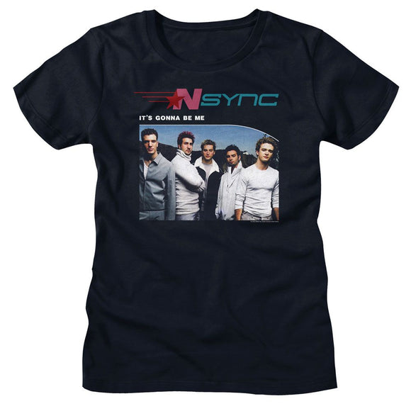 NSYNC GONNA BE ME LADIES LADIES S T-Shirt in NAVY