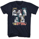 NSYNC SPARKLY BOXES S T-Shirt in NAVY